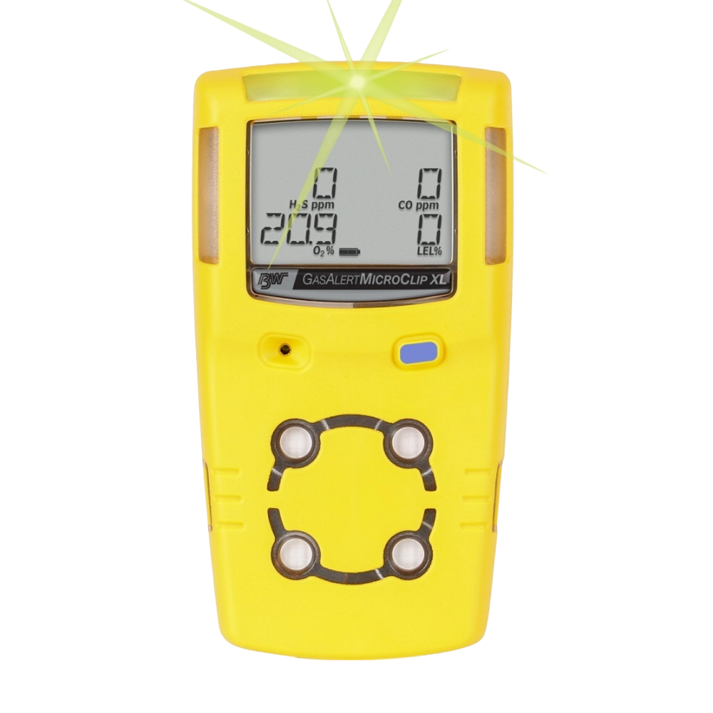 BW Honeywell GasAlert MicroClip XL Multicolored-Gas Monitor from Columbia Safety